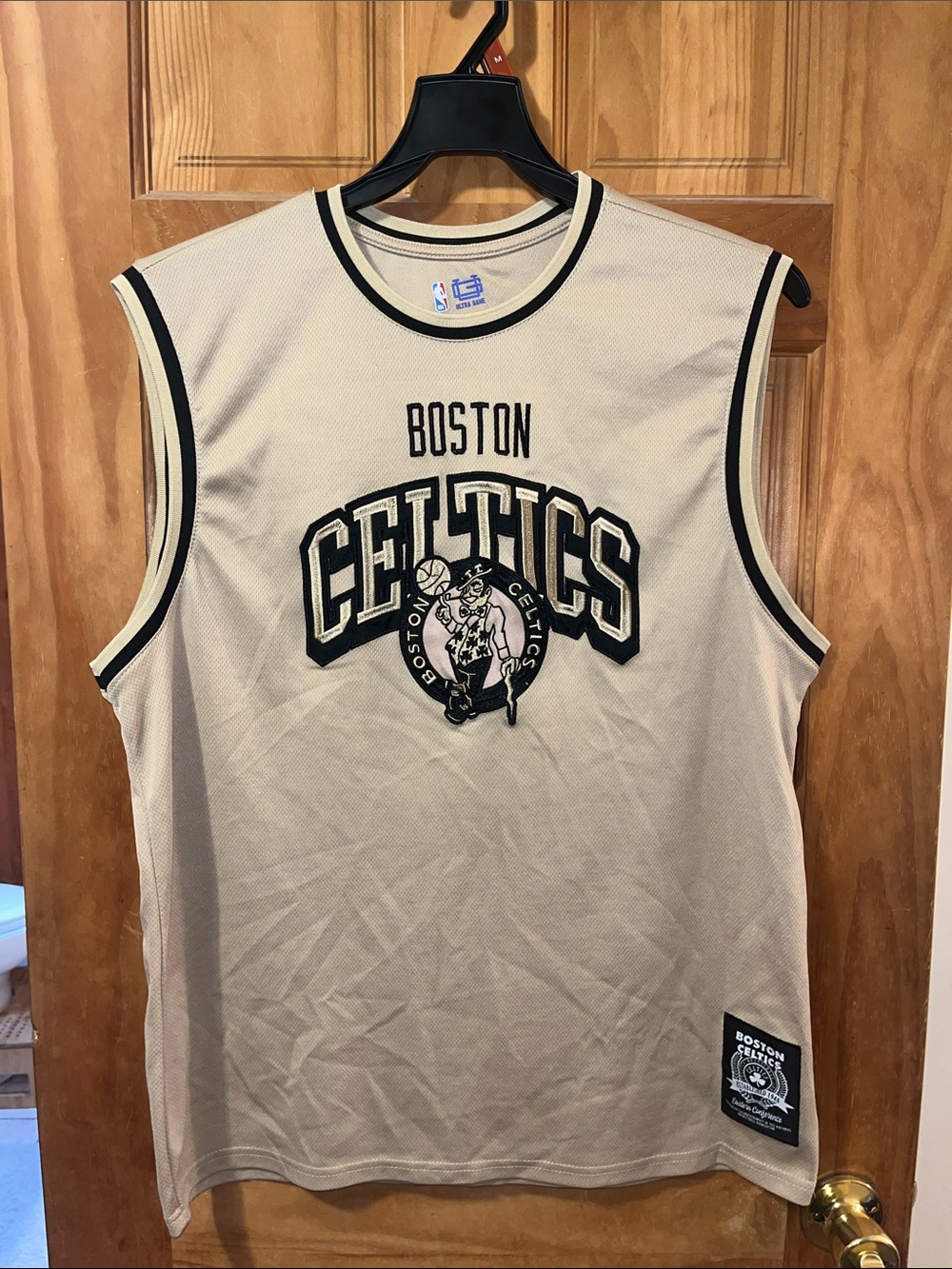NBA Boston Celtics Sleeveless Jersey - Beige/Black